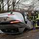 Illustration for article titled This Is What A BMW Z8 Looks Like Badly Damaged And Upside Down